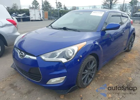 2012 Hyundai Veloster Base W/Gray z USA, uszkodzony, nr VIN KMHTC6AD5CU071390